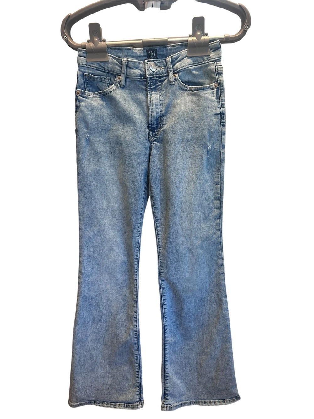GAP Light Blue Flared Kids Girl’s Jeans 90’s Y2K Vibes For Back to School/Fall